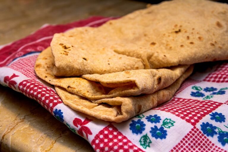 Freshly made chapati